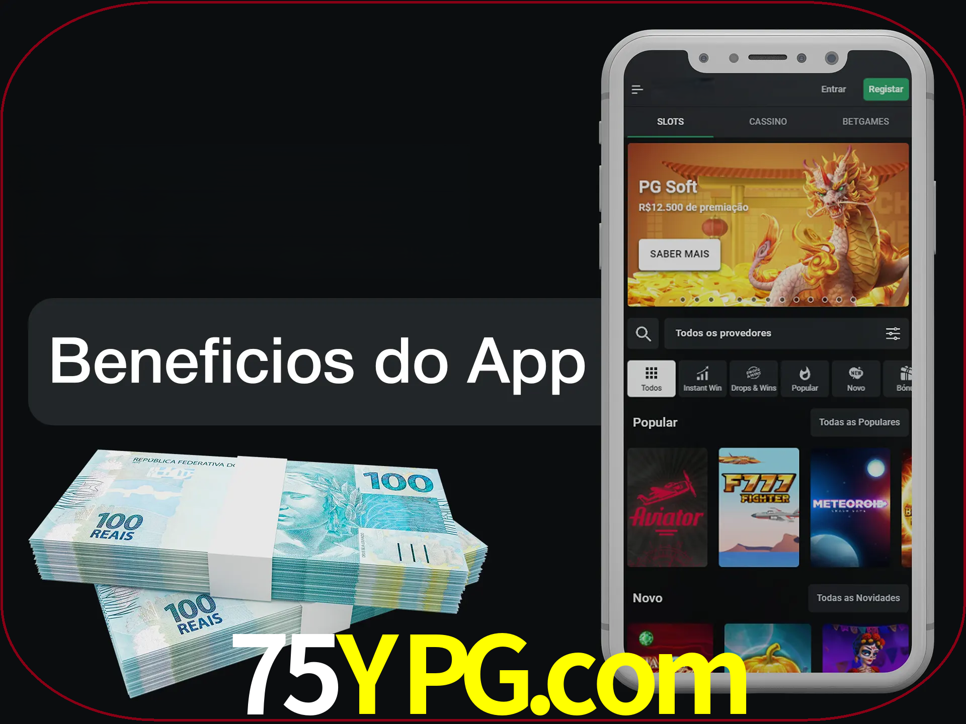 Obtenha todos os benefícios usando o aplicativo.