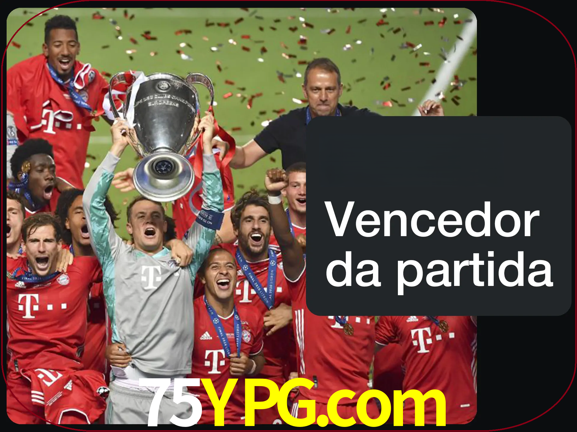 Aposte no vencedor e ganhe uma grande quantia de dinheiro.