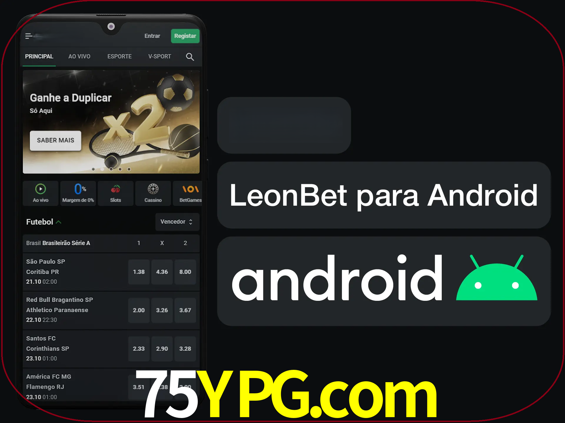 Adquira sua versão poket de LeonBet.
